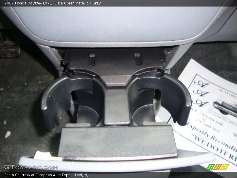 Slate Green Metallic / Gray 2007 Honda Odyssey EX-L