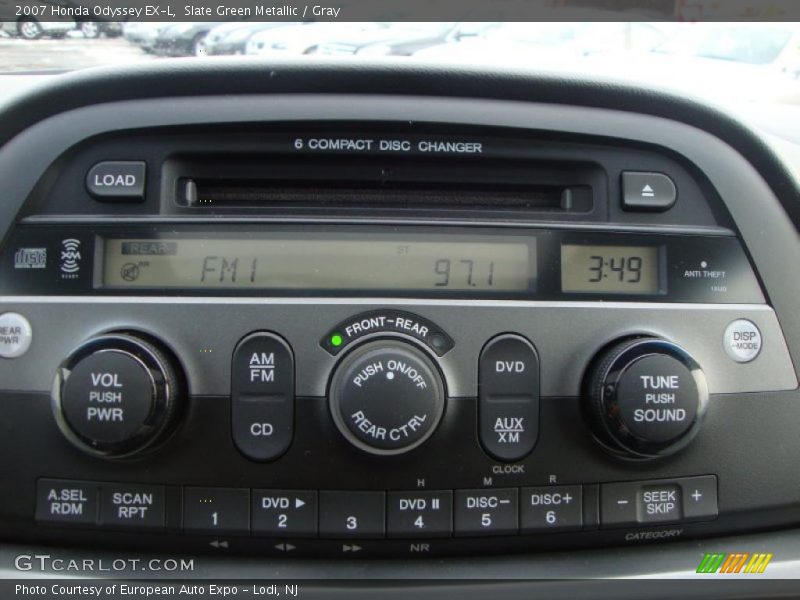Slate Green Metallic / Gray 2007 Honda Odyssey EX-L