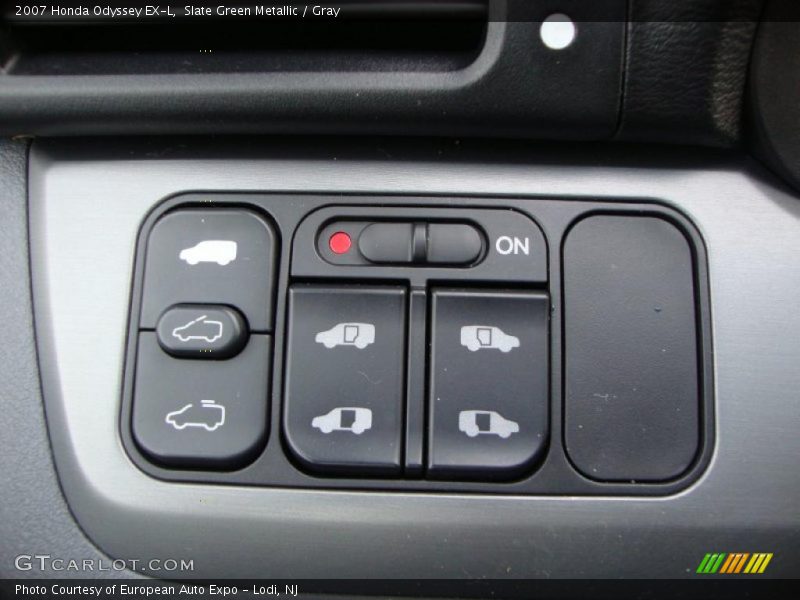 Slate Green Metallic / Gray 2007 Honda Odyssey EX-L