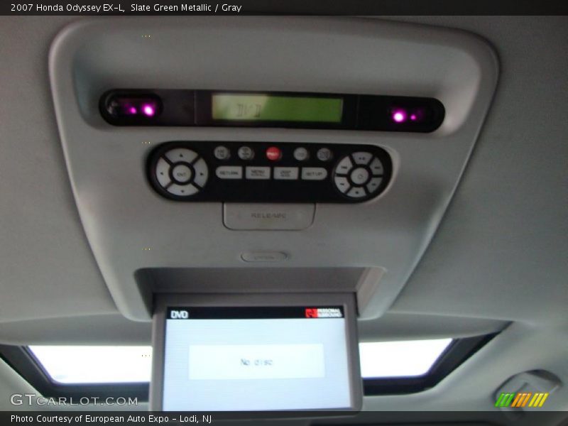 Slate Green Metallic / Gray 2007 Honda Odyssey EX-L