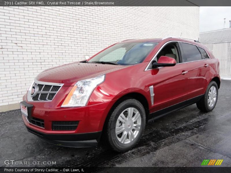 Crystal Red Tintcoat / Shale/Brownstone 2011 Cadillac SRX FWD
