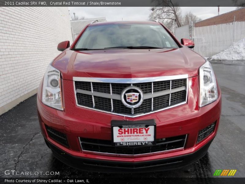Crystal Red Tintcoat / Shale/Brownstone 2011 Cadillac SRX FWD