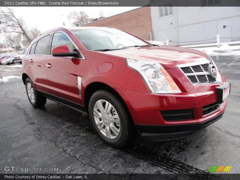 Crystal Red Tintcoat / Shale/Brownstone 2011 Cadillac SRX FWD