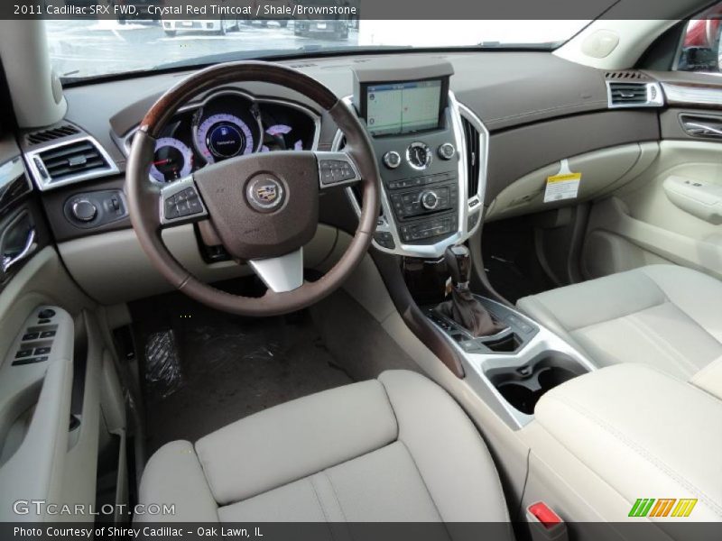 Crystal Red Tintcoat / Shale/Brownstone 2011 Cadillac SRX FWD