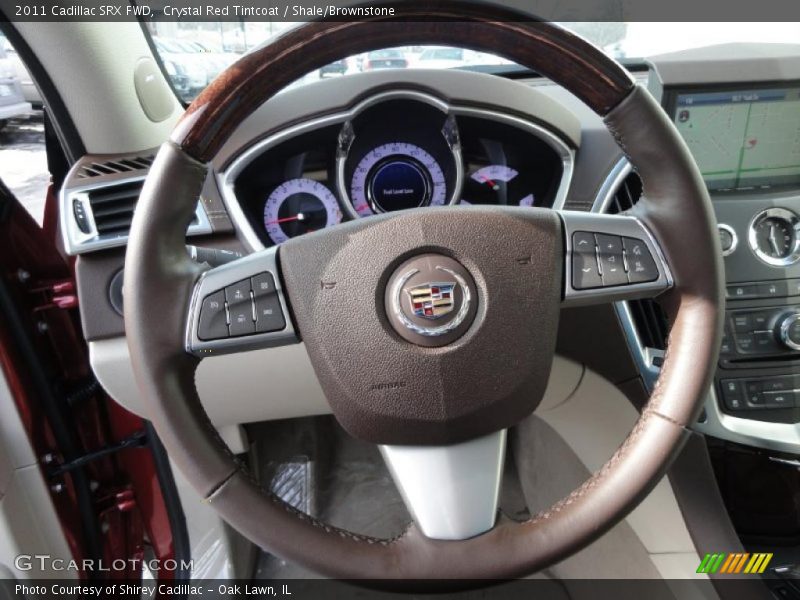 Crystal Red Tintcoat / Shale/Brownstone 2011 Cadillac SRX FWD