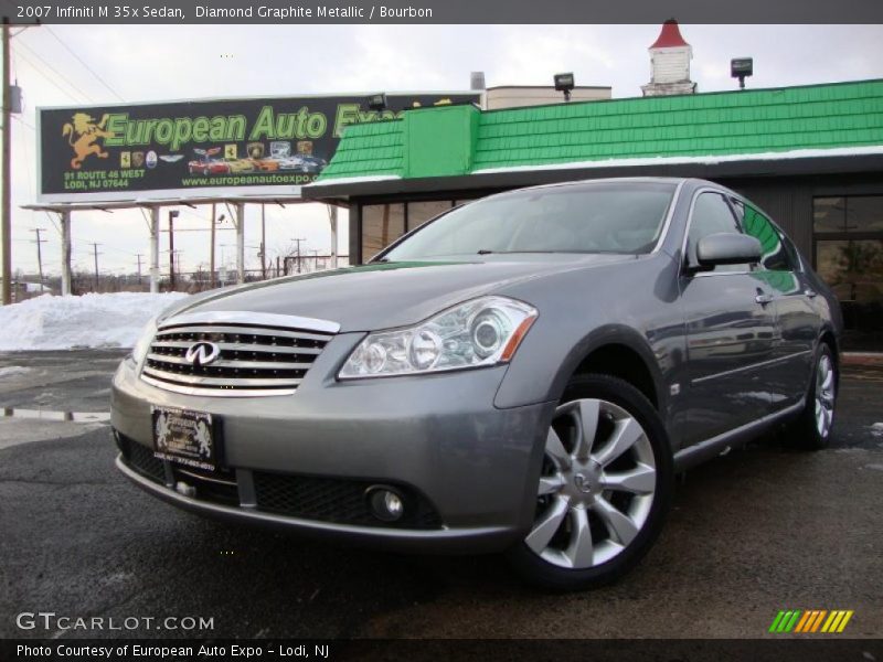 Diamond Graphite Metallic / Bourbon 2007 Infiniti M 35x Sedan