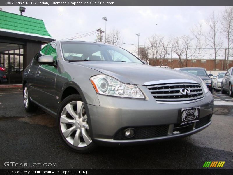 Diamond Graphite Metallic / Bourbon 2007 Infiniti M 35x Sedan