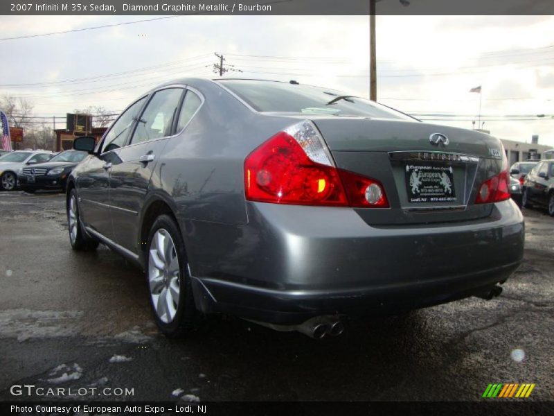Diamond Graphite Metallic / Bourbon 2007 Infiniti M 35x Sedan