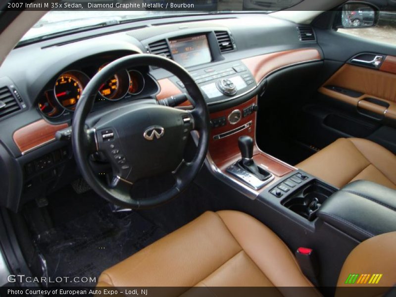 Diamond Graphite Metallic / Bourbon 2007 Infiniti M 35x Sedan