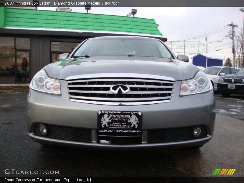 Diamond Graphite Metallic / Bourbon 2007 Infiniti M 35x Sedan