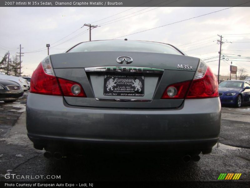 Diamond Graphite Metallic / Bourbon 2007 Infiniti M 35x Sedan