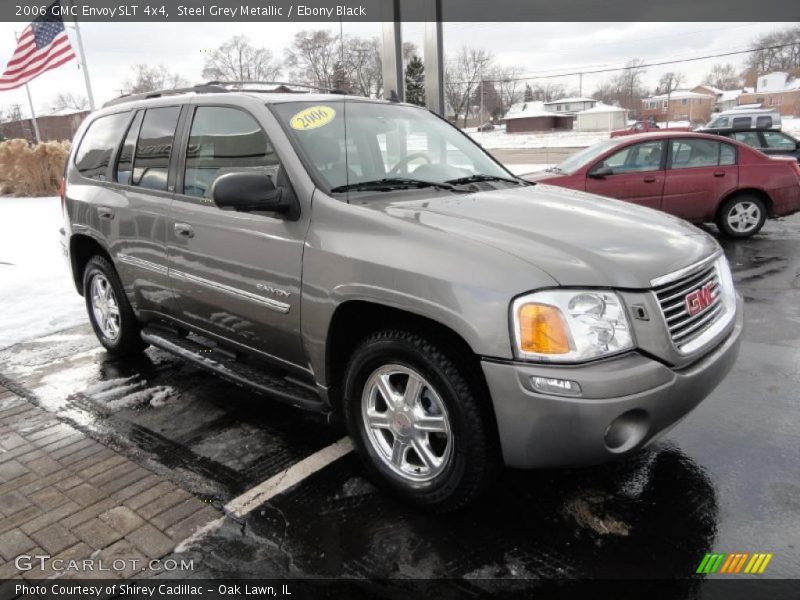 Steel Grey Metallic / Ebony Black 2006 GMC Envoy SLT 4x4
