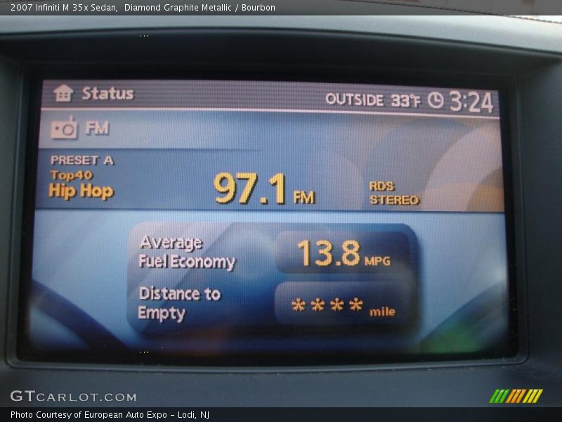 Diamond Graphite Metallic / Bourbon 2007 Infiniti M 35x Sedan