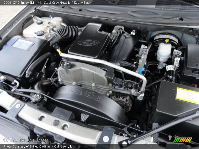 Steel Grey Metallic / Ebony Black 2006 GMC Envoy SLT 4x4
