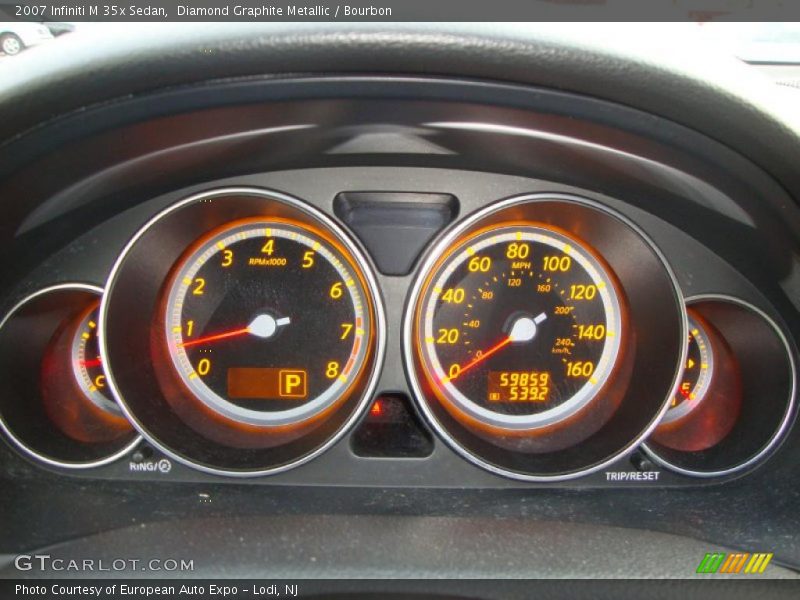 Diamond Graphite Metallic / Bourbon 2007 Infiniti M 35x Sedan