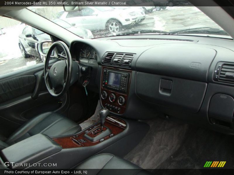 Brilliant Silver Metallic / Charcoal 2004 Mercedes-Benz ML 350 4Matic