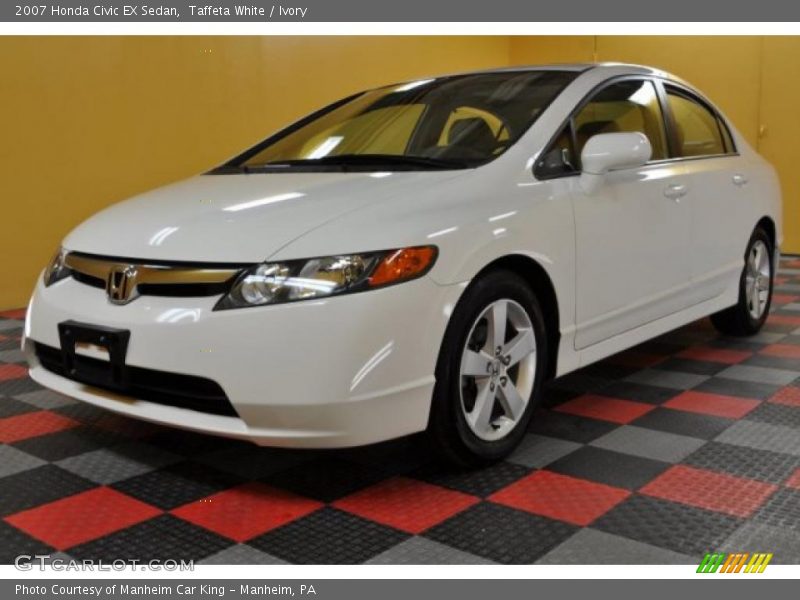 Taffeta White / Ivory 2007 Honda Civic EX Sedan