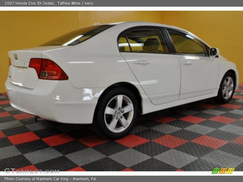 Taffeta White / Ivory 2007 Honda Civic EX Sedan