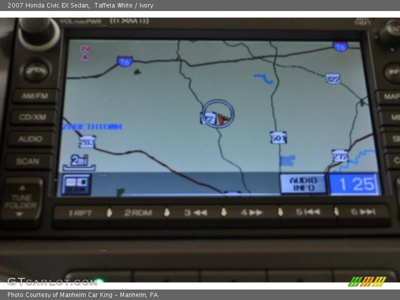 Taffeta White / Ivory 2007 Honda Civic EX Sedan