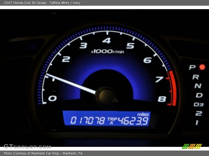 Taffeta White / Ivory 2007 Honda Civic EX Sedan