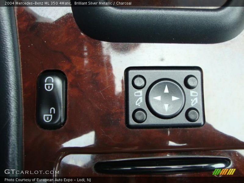 Brilliant Silver Metallic / Charcoal 2004 Mercedes-Benz ML 350 4Matic