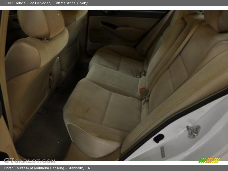 Taffeta White / Ivory 2007 Honda Civic EX Sedan