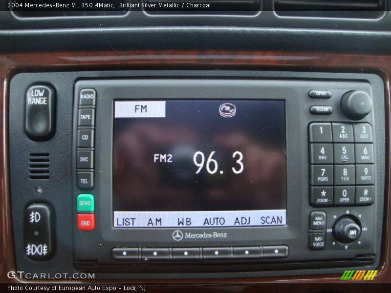 Brilliant Silver Metallic / Charcoal 2004 Mercedes-Benz ML 350 4Matic