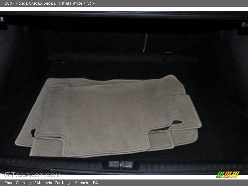 Taffeta White / Ivory 2007 Honda Civic EX Sedan