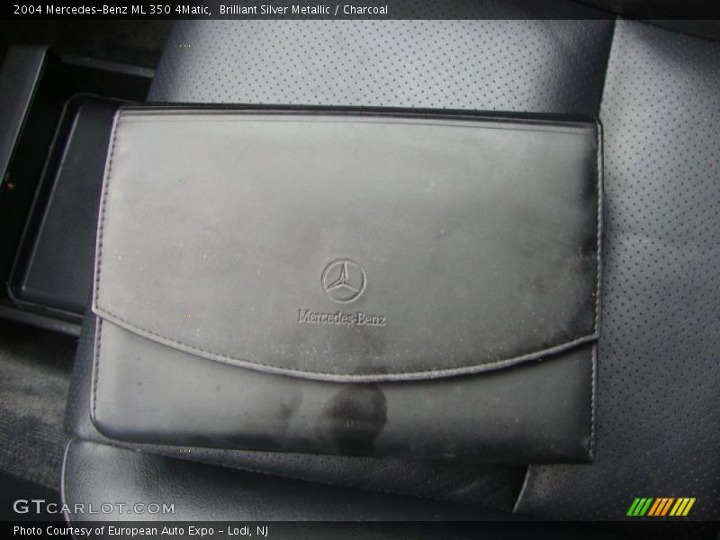 Brilliant Silver Metallic / Charcoal 2004 Mercedes-Benz ML 350 4Matic