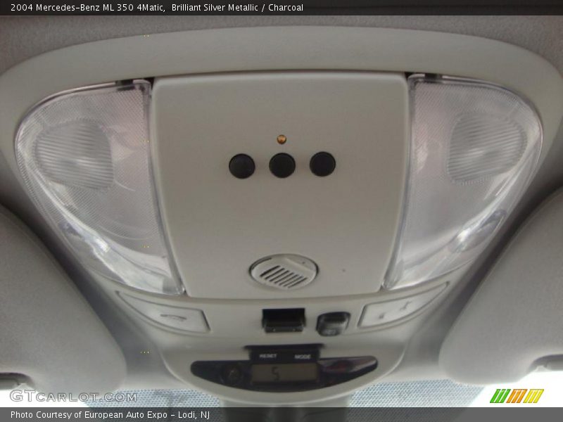 Brilliant Silver Metallic / Charcoal 2004 Mercedes-Benz ML 350 4Matic