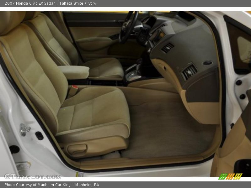Taffeta White / Ivory 2007 Honda Civic EX Sedan