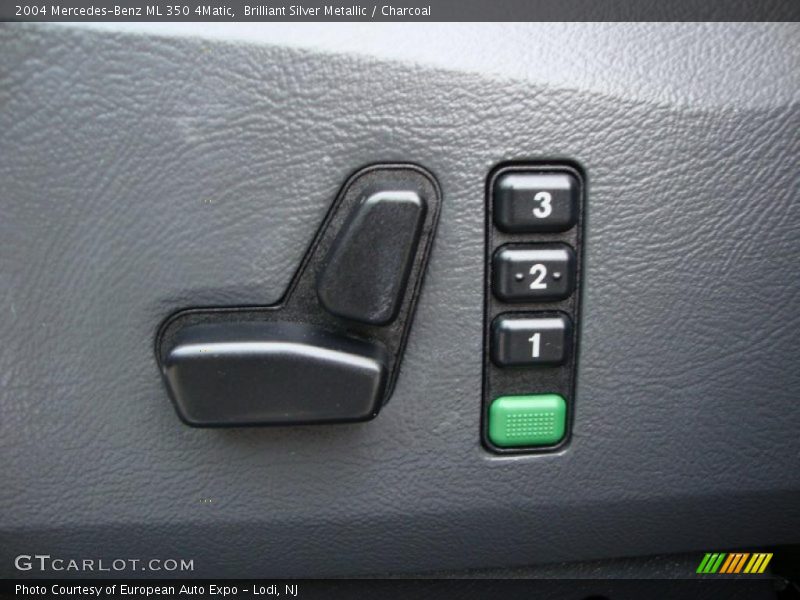Brilliant Silver Metallic / Charcoal 2004 Mercedes-Benz ML 350 4Matic