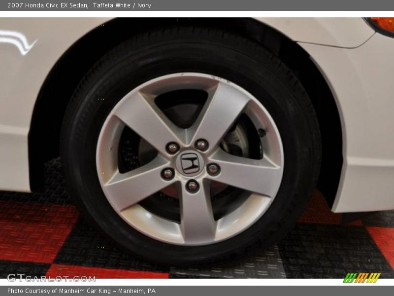 Taffeta White / Ivory 2007 Honda Civic EX Sedan