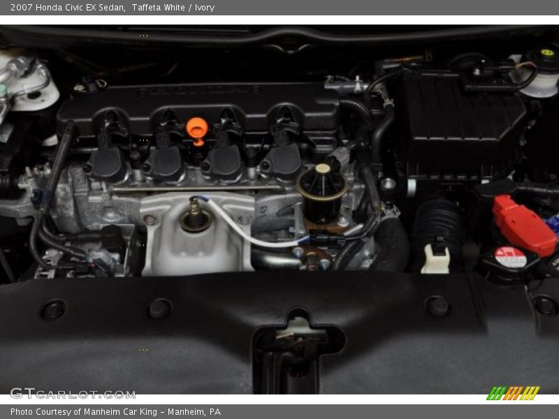 Taffeta White / Ivory 2007 Honda Civic EX Sedan