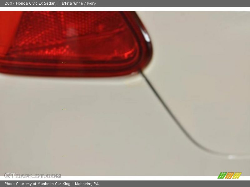 Taffeta White / Ivory 2007 Honda Civic EX Sedan