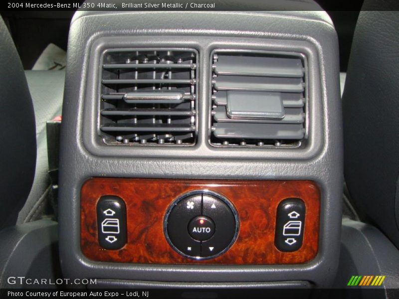 Brilliant Silver Metallic / Charcoal 2004 Mercedes-Benz ML 350 4Matic