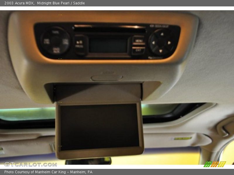 Midnight Blue Pearl / Saddle 2003 Acura MDX