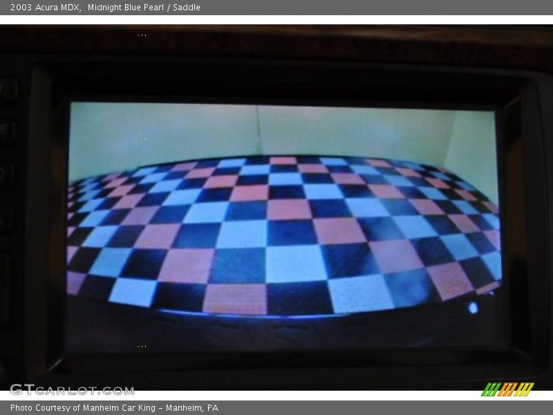 Midnight Blue Pearl / Saddle 2003 Acura MDX