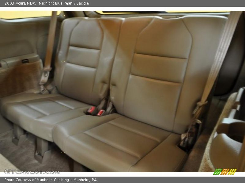 Midnight Blue Pearl / Saddle 2003 Acura MDX