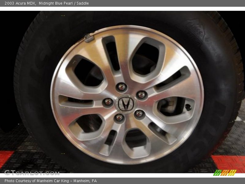 Midnight Blue Pearl / Saddle 2003 Acura MDX