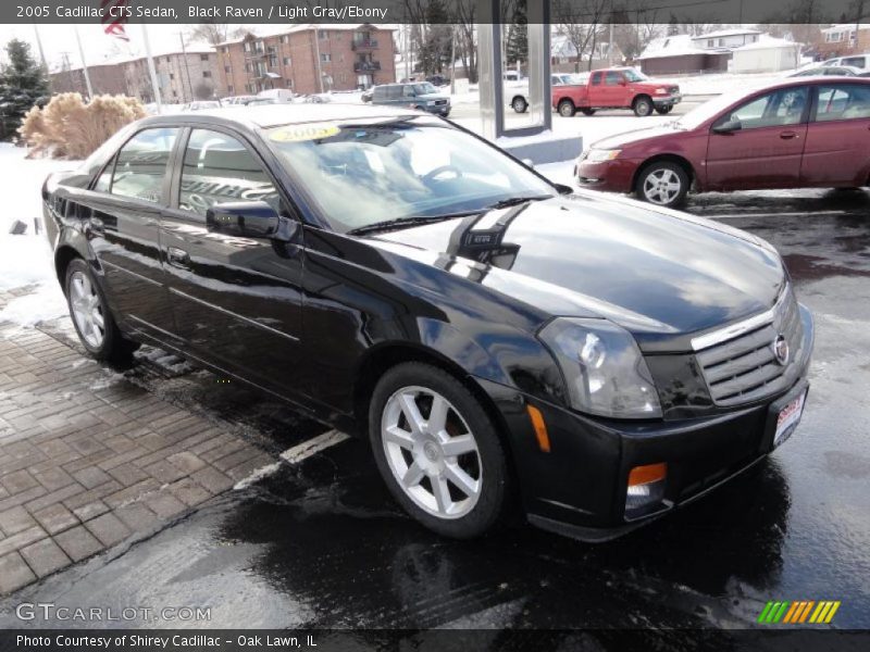 Black Raven / Light Gray/Ebony 2005 Cadillac CTS Sedan