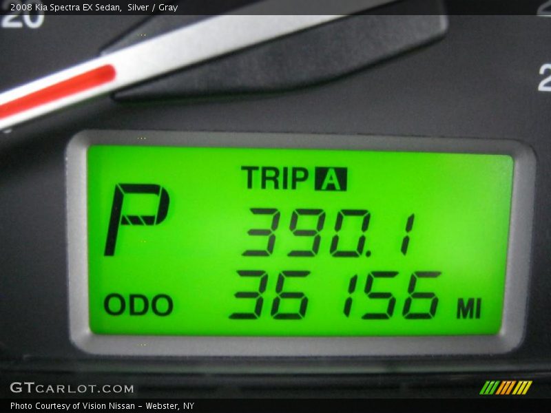 Silver / Gray 2008 Kia Spectra EX Sedan