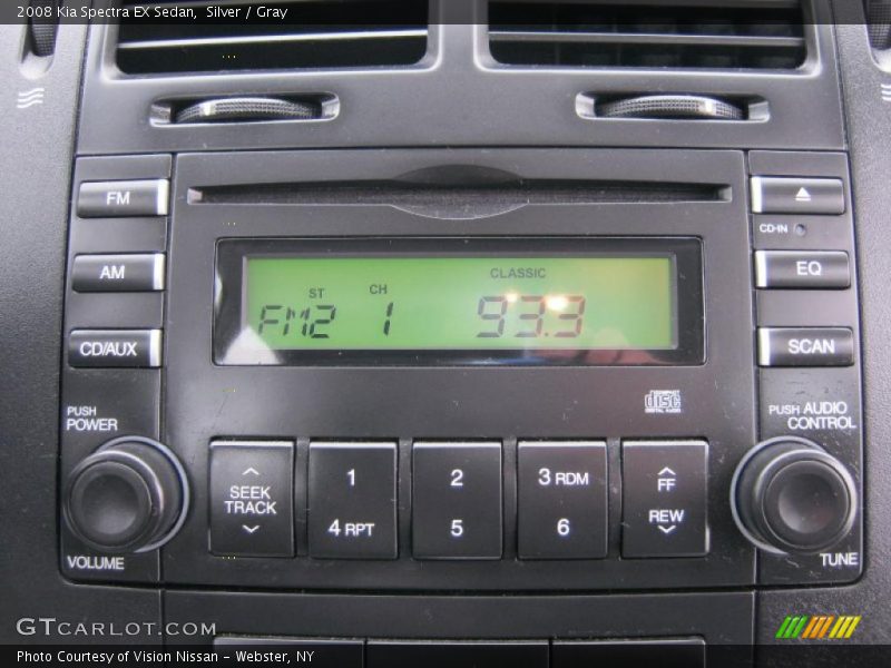 Silver / Gray 2008 Kia Spectra EX Sedan