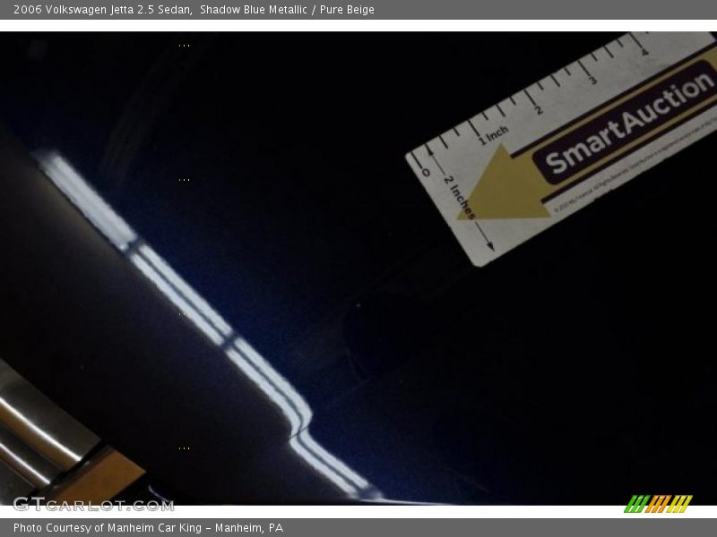 Shadow Blue Metallic / Pure Beige 2006 Volkswagen Jetta 2.5 Sedan