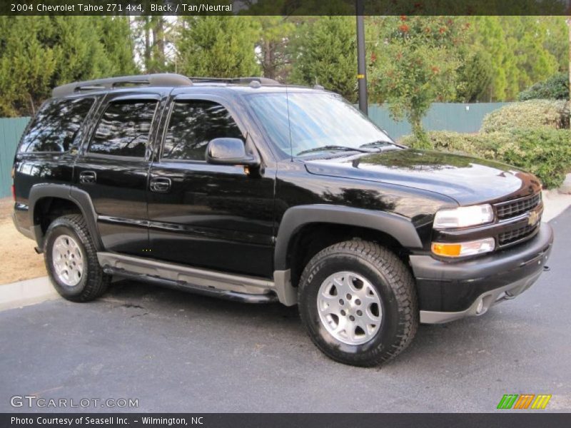 Black / Tan/Neutral 2004 Chevrolet Tahoe Z71 4x4