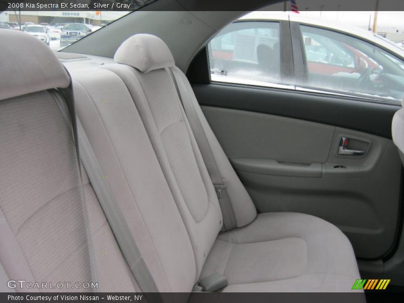 Silver / Gray 2008 Kia Spectra EX Sedan