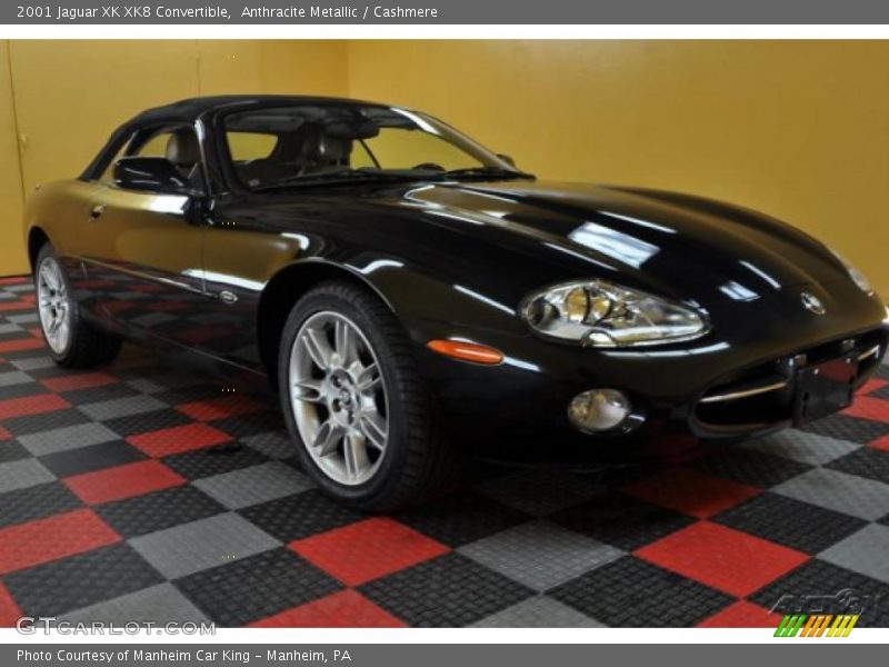 Anthracite Metallic / Cashmere 2001 Jaguar XK XK8 Convertible