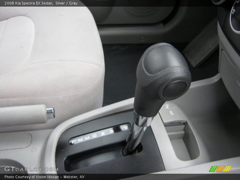 Silver / Gray 2008 Kia Spectra EX Sedan