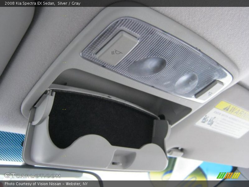 Silver / Gray 2008 Kia Spectra EX Sedan