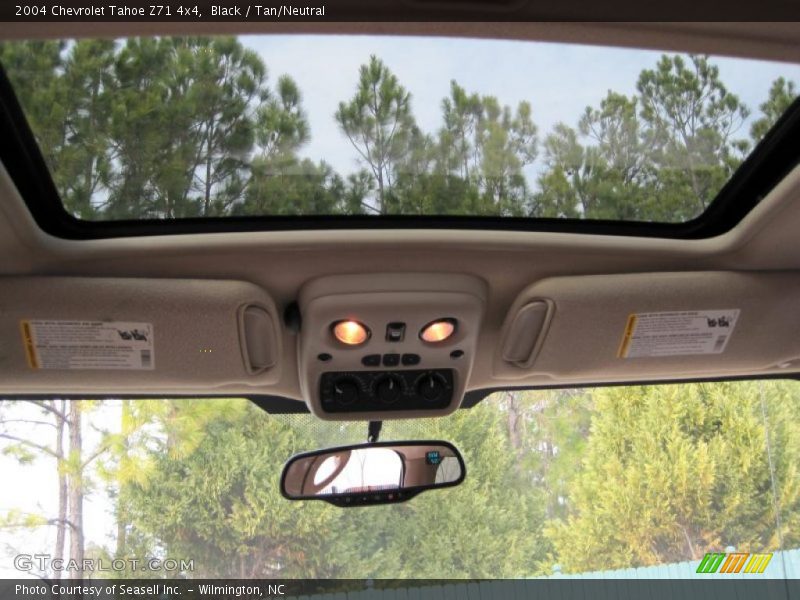 Black / Tan/Neutral 2004 Chevrolet Tahoe Z71 4x4
